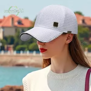 Mũ lưới Golf CATMALLER88, Mũ bóng chày lưới vành rộng thoáng khí, Tấm che nắng nhẹ có thể điều chỉnh phong cách thông thường Mũ câu cá Hàn Quốc