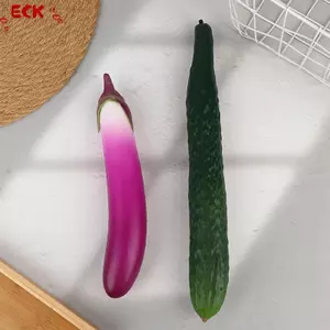 ECK Mô Phỏng Rau Pa 12 Chiếc Giống Thật Nhân Tạo Aubergine Dưa Chui Cảm Ứng Thực Đạo Cụ Cho Nhà Hàng Trưng Bày Chụp Ảnh Trang Trí Tiệc HOT
