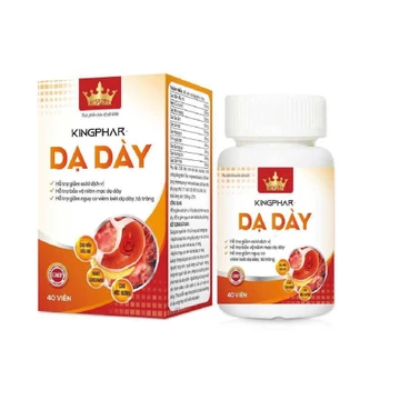 Viên uống Dạ Dày Kingphar - Giảm acid dịch vị , bảo vệ niêm mạc dạ dày , giảm vim loét dạ dày - 40 V