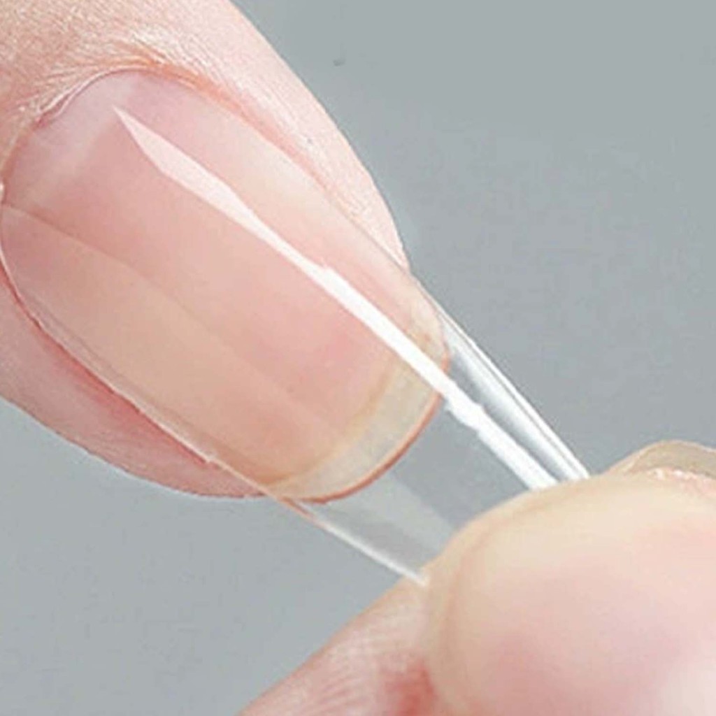 Móng tay giả không cần keo 100 CÁI | Tấm móng tay siêu mỏng, 10 hình dạng cho vẻ ngoài tự nhiên, Phụ kiện nghệ thuật làm móng DIY