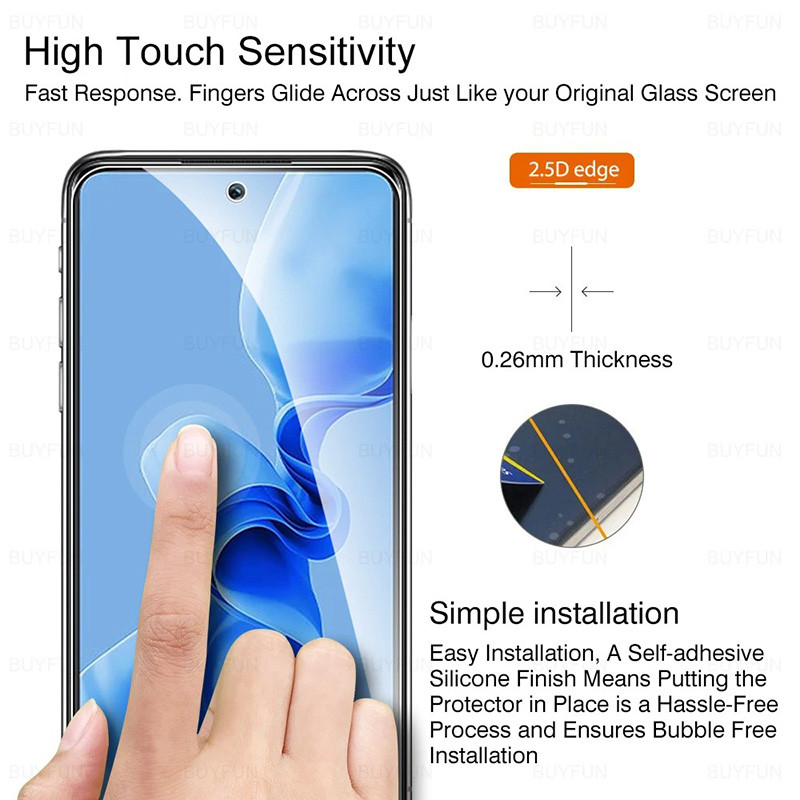 Dành Cho itel RS4 S23 S24 S25 P65 P55 A80 A70 A50 A49 Chơi 9H 2.5D Kính Cường Lực Bảo Vệ Màn Hình Phim Bảo Vệ