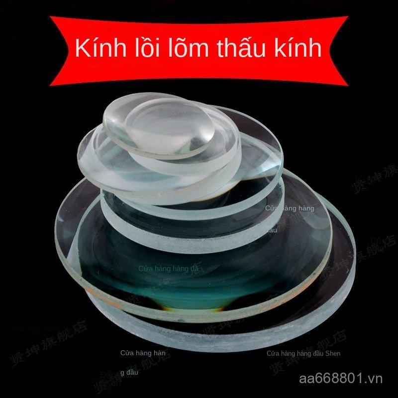 Ống thấu kính quang học lồi phẳng lõm kép cho máy ảnh/thiên văn, vật liệu tự chế, lắp ráp thủ công