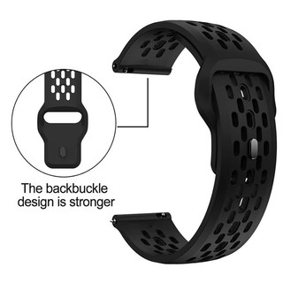 Đồng hồ thể thao lưới 18 / 20 / 22mm Dây đeo silicon cho Garmin Venu 4 4S 3 3S / sq 2 / Vivoactive 5 6 / 165 245 570 255 255S 265 265 265S Vòng tay nhiều màu