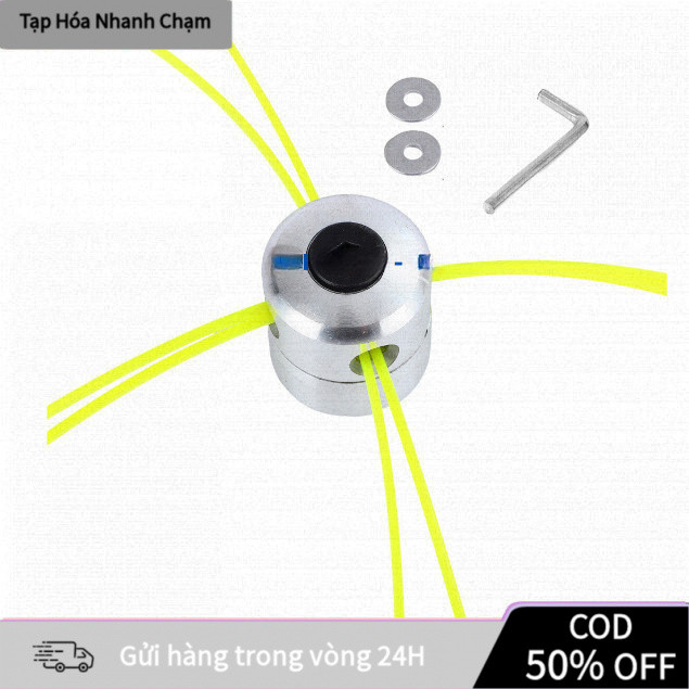 [COD]"Lưỡi cắt cỏ bằng bát cước hợp kim nhôm, tương thích máy cắt cỏ xăng và máy pin 2400W, siêu bền  "