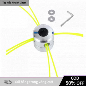 "Lưỡi cắt cỏ bằng bát cước hợp kim nhôm, tương thích máy cắt cỏ xăng và máy pin 2400W, siêu bền "
