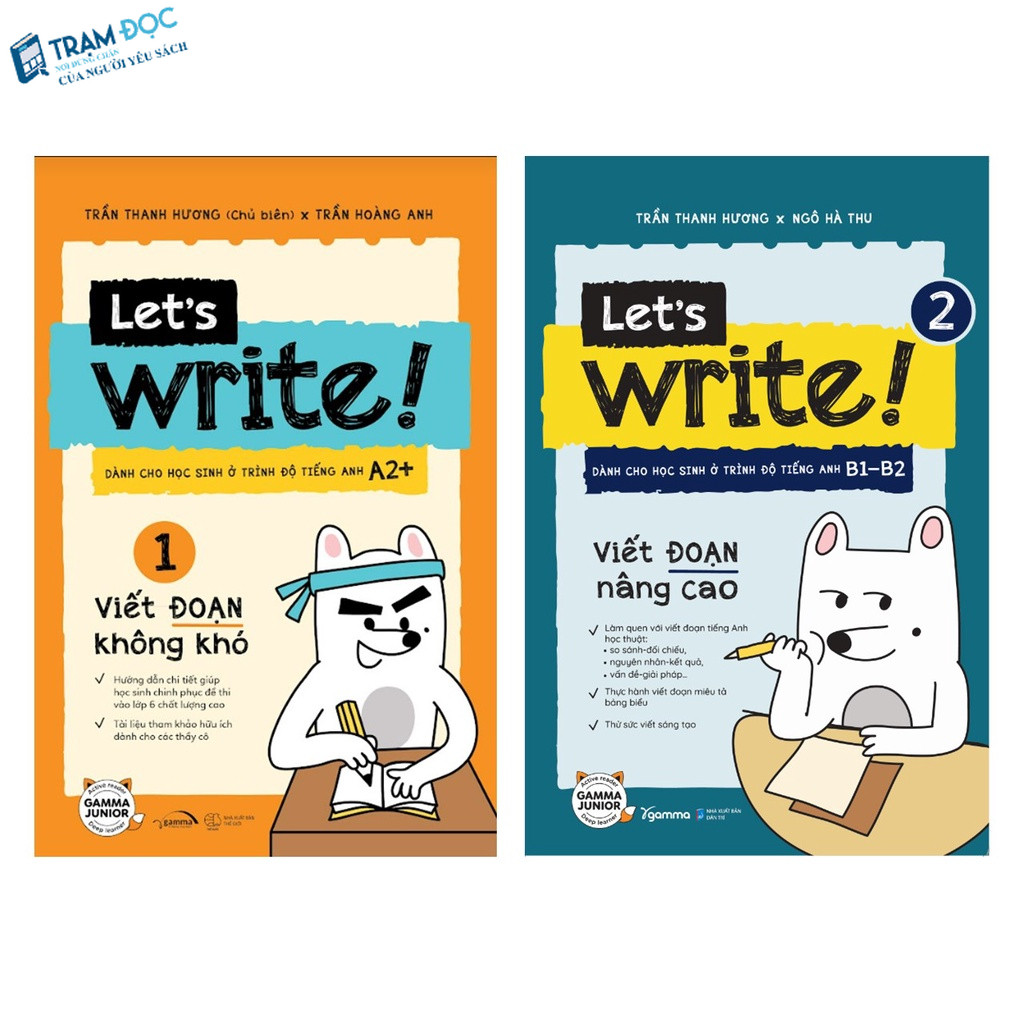 Sách - (Combo/Lẻ) - Let's Write: Viết Đoạn Không Khó (Tập 1) + Viết ...