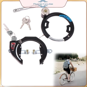 ĐIỆN 1 Bộ Hợp Kim Chống Trộm Với 2 Chìa Khóa Xe Đạp Móng Ngựa Cho Xe Đạp Leo Núi Xe Đạp Gấp Đường Cua Móng Vuốt Khóa Phụ Kiện DIY.