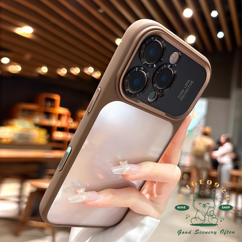 【 Ốp lưng iPhone17 】 giây thay đổi ống kính cảm giác từ tính Vỏ điện thoại iphone17 Pro Max 16 15 14 13 cho vỏ iPhone Vỏ mềm silicon TPU chống sốc
