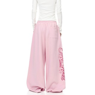Quần nỉ unisex nam với thiết kế in chữ cổ điển kiểu Mỹ