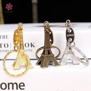MJnmc 10 Chiếc Pháp Tháp Móc Khóa Hợp Kim Chìa Khóa Lưu Niệm Pháp Paris Tour Móc Khóa Túi Quà Tặng Mặt Dây Chuyền Phụ Kiện Giá Đỡ Chai Dụng Cụ Mở Mới