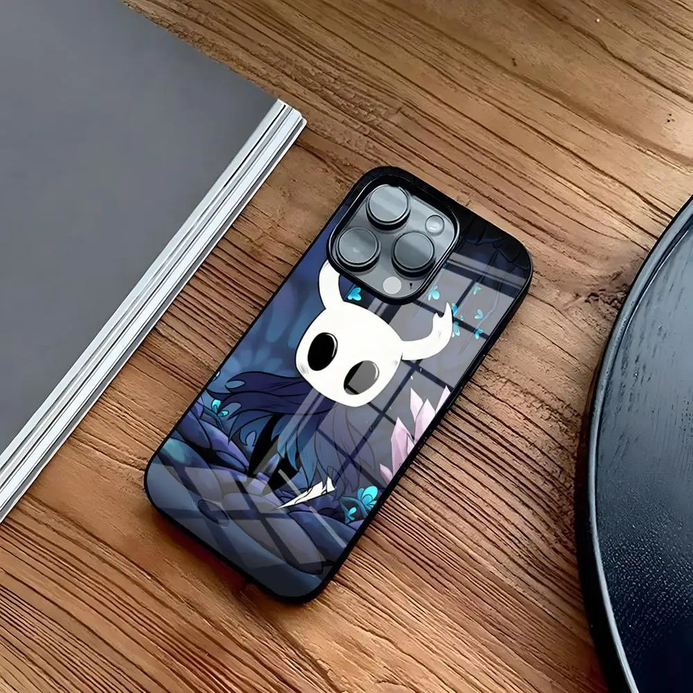 BK-2 Trò Chơi Mới Hollow Knight Ốp Lưng Điện Thoại IPhone 16 17,15 14 Pro 11 13 12 Mini 6 8 7 Plus Kính Thiết Kế Sang Trọng Cove