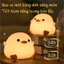 Đèn ngủ vịt vàng nhỏ,Phim hoạt hình dễ thương Night Light,Đèn ngủ nhỏ trong phòng,Sạc USB Tiện Lợi