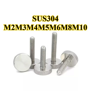 Bu lông inox 304 có rãnh đầu phẳng Bolt M2M3M4M5M6M8M10 [LXY-CB-1]