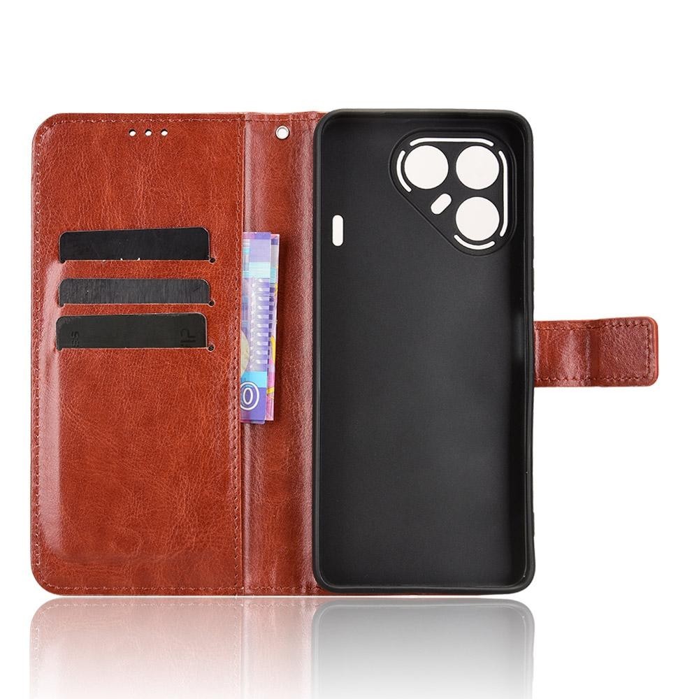 Ốp Lật PU Cho Tecno Pova7 Pova 7 5G LJ7 Ốp Lưng Ví Da Ốp Lưng Khe Cắm Thẻ Đứng Vỏ Điện Thoại
