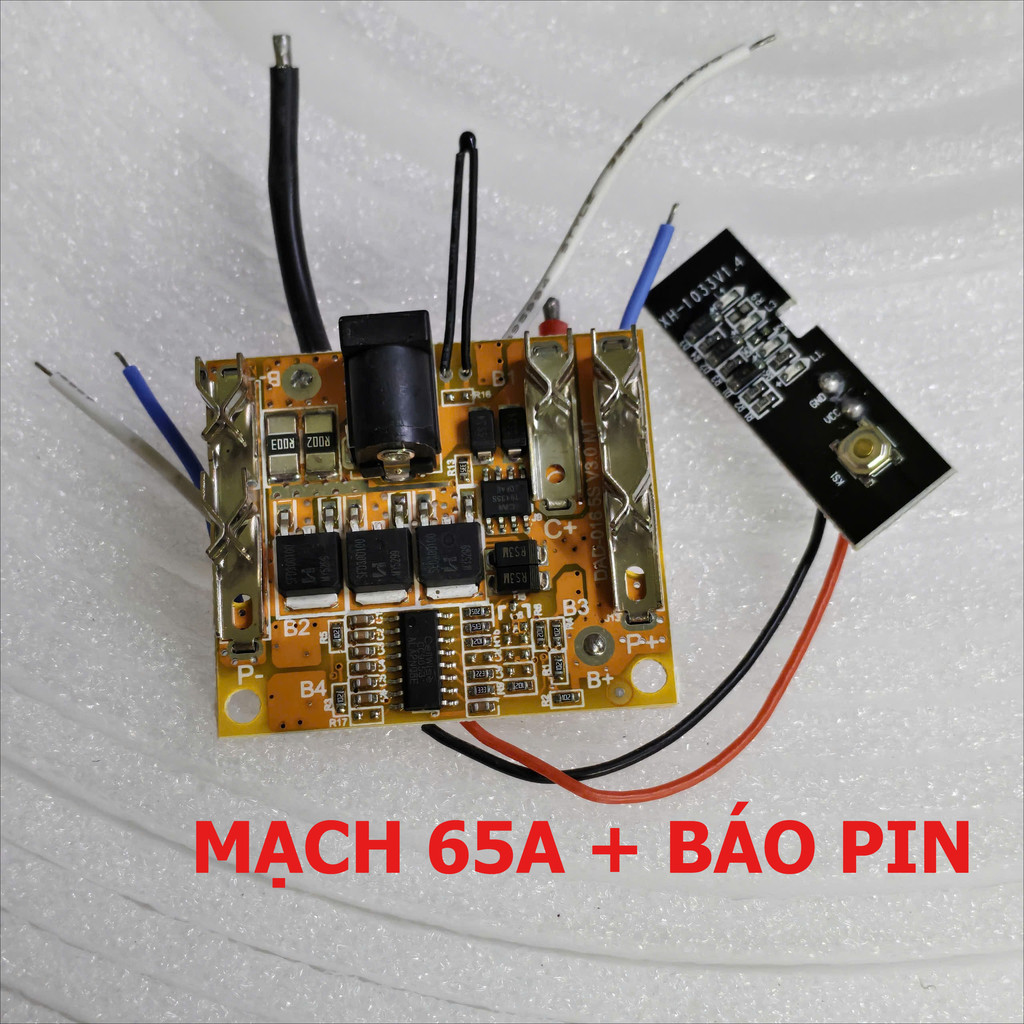 Mạch 5S 65A Hàn sẵn mạch báo pin 5s 21v - Mạch bảo vệ makita sạc xả tự ...