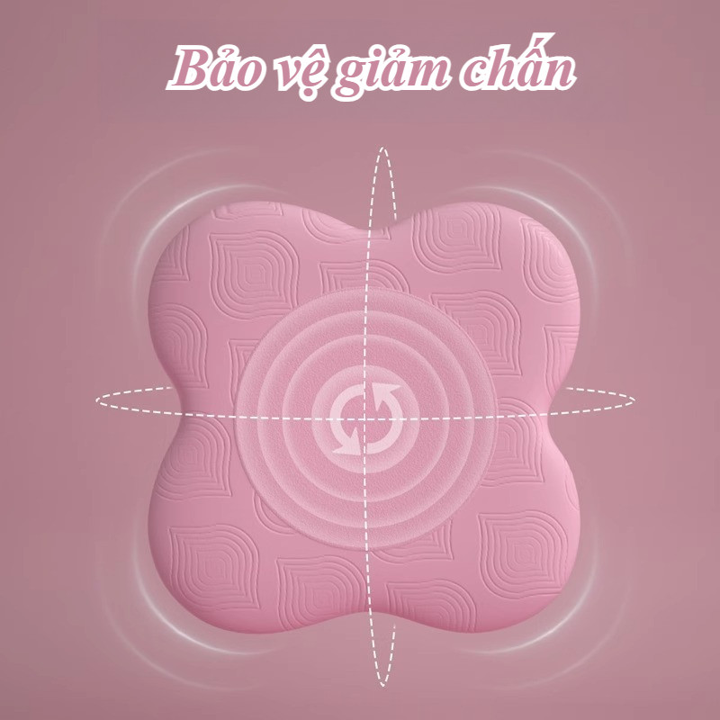 Đệm Tập Yoga Bảo Vệ Đầu Gối & Khuỷu Tay - Xốp Mềm Êm Ái, Chống Trượt, Hỗ Trợ Giảm Đau Khi Tập Luyện