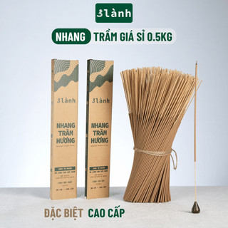 Nhang Trầm Hương 3 Lành Đặc Biệt Cao Cấp 30-40cm 0.5kg Sạch Tự Nhiên 100% 7-15 Năm Thờ Cúng Tôn Giáo