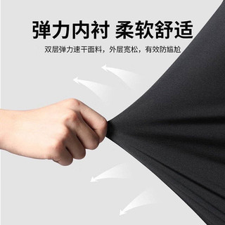 Men's Quick-Drying Outfit Summer T-shirt Workout Clothes Basketball Suit Training Fake Two-Piece Shorts Running Suit Sports Short Sleeve leO9