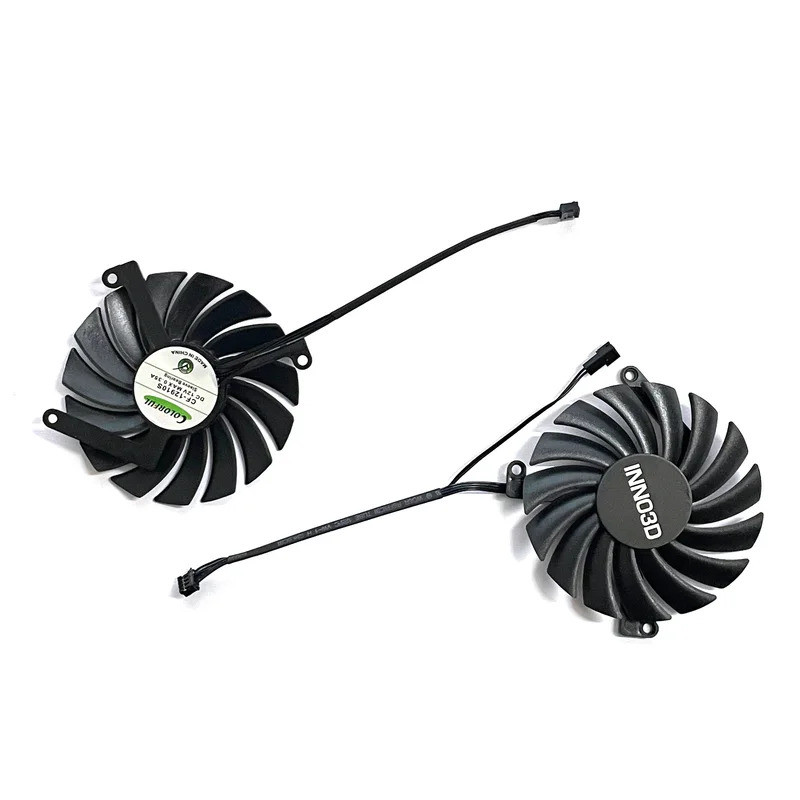 MỚI 85MM 4PIN DC 12V 0.35A CF-12910S RTX3070 GPU Cooler cho Inno3D GEFORCE RTX 3050 3060Ti 3070 TWIN X2 OC Card Đồ Họa Quạt