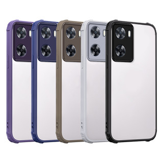OPPO A57 CPH2387 A57S CPH2473 A77 CPH2385 A77S A57E CPH2387 Vỏ điện thoại mềm bảo vệ đệm khí bốn góc trong suốt cao cấp