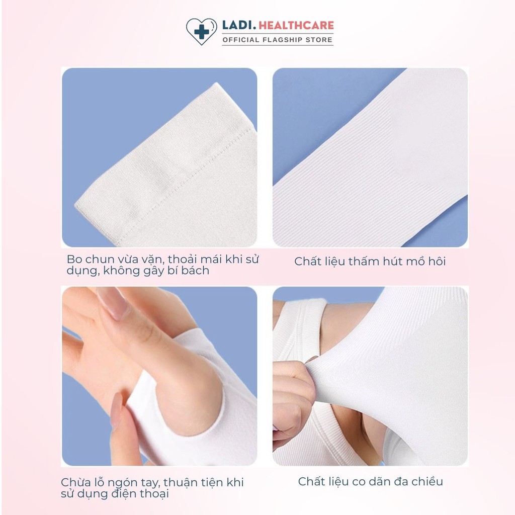 Găng tay Unisex chống nắng UNICARE – UPF50+, thoáng mát, co giãn, thích hợp mọi hoạt động