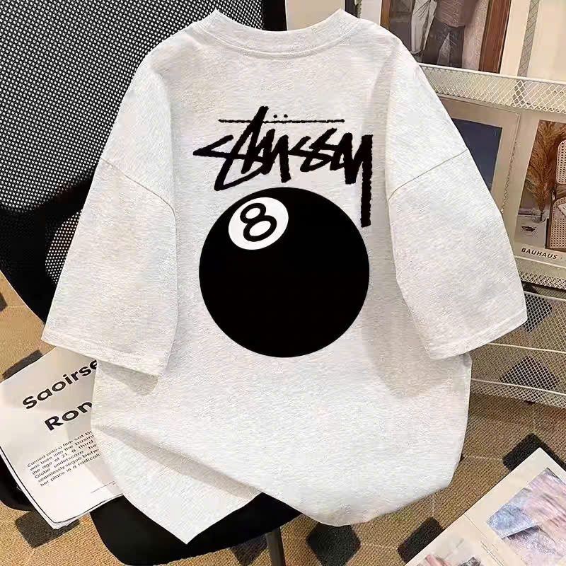 Áo phông unisex tay lỡ chất thoáng mát, form rộng, cổ tròn style ullzang cho nam nữ COTTON  SU