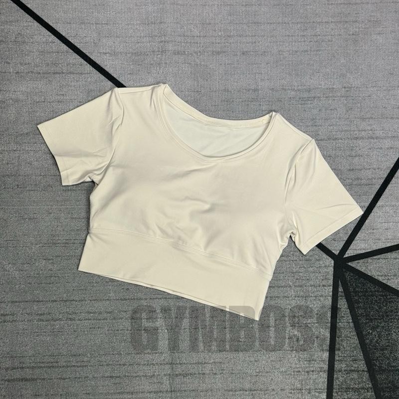 Áo Croptop Tập Gym,Yoga Cao Cấp,Chất Poly Mềm Mịn,Co Giãn,Tôn Form,Sẵn Mút Rời Thay Thế Tiện Lợi GB234