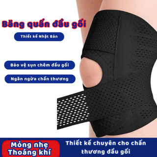 Băng Quấn Bảo Vệ Đầu Gối Chống Đau Khớp, Đai Chạy Bộ Thoáng Khí Hỗ Trợ Giảm Đau Có Thể Điều Chỉnh Life Plus - DCG03