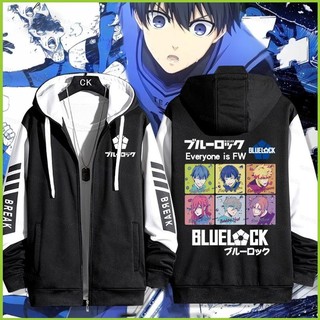 Áo hoodie dài tay Cosplay Isagi Yoichi PS2 Blue Lock