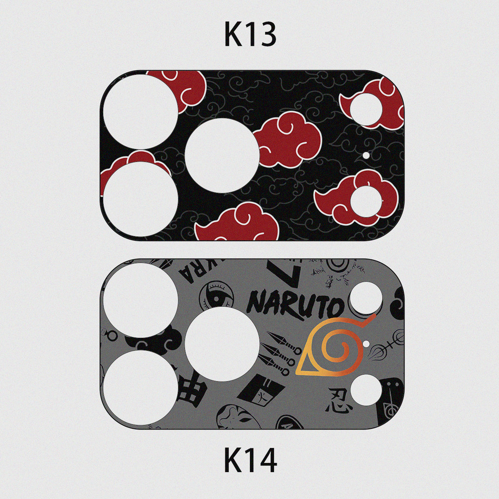2 Chiếc] Dành Cho iPhone 17 Pro / 17 Pro Max DIY Mềm Mờ Camera Giấy Dán Phim / Anime Naruto Uzumaki Hinata In Chống Trầy Xước Bảo Vệ Camera