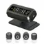 LACYESUK TPMS, Hệ thống giám sát áp suất lốp sạc USB năng lượng mặt trời, Chế độ báo động cảnh báo nhiệt độ Màn hình kỹ thuật số chống nước TPMS không dây Bảo mật lái xe