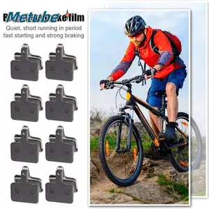 METUBE 1 / 2 Cặp Má Phanh Xe Đạp, Phần Đi Xe Đạp Bán Kim Loại Nhựa Đa Năng, Đĩa Gốm Sứ Xe Đạp Leo Núi MTB Màu Đen Bền Đẹp
