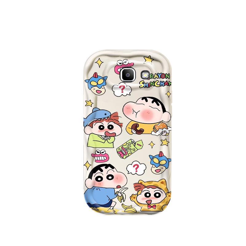 Ốp Silicon Hoạt Hình Cho Samsung J7 Prime ON7 2016 Bảo Vệ 3D Vỏ Điện Thoại Mềm TPU Kitty Crayon Shin-chan Ốp Lưng Chống Sốc Học Sinh