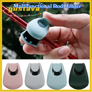 GUSTAVA 1 / 4 Kẹp Cần Câu, Kẹp Bảo Quản Đồ Ăn Nhẹ Chống Trơn Trượt Đa Năng Cần Câu Cá, Di Động Bền Treo Tường Cần Câu Fixer Phụ Kiện Câu Cá