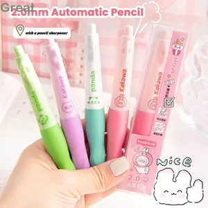 Bút chì tự động TUYỆT VỜI, đi kèm với bút mài giữ bút chì cơ chỉnh sửa tư thế, bút chì di động 2B sáng tạo dành cho học sinh
