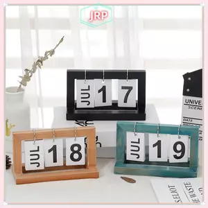 JRP Phong Cách Tối Giản Phòng Khách Trang Trí Văn Phòng Lịch Gỗ Trang Trí Hiện Đại Phụ Kiện Bàn Làm Việc Đơn Giản Trang Trí Nhà Thủ Công Quà Tặng JRP