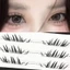 Fox Style Hai Lớp Lông Mi Dưới Tự Nhiên Dày Xoăn Đen Sợi Tổng Hợp C Uốn 5-7mm Chống Thấm Nước