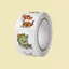 Cung Hoàng Đạo Cuộn Dán Hoạt Hình Động Vật Dễ Thương Gia Đình Lớn Sổ Tay Dán Giấy Hộp Quà Trang Trí Trẻ Em Phần Thưởng Dán 26.6.12