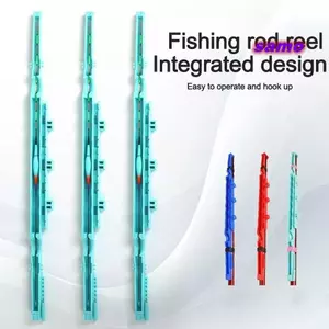 Cuộn dây câu SAMO, Đầu trước bằng nhựa có cơ chế cuộn nhanh Cần câu cuộn dây, Phụ kiện câu cá di động bền bỉ
