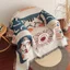 Chăn dã ngoại hình mèo may mắn, chăn đi biển, chăn sofa, giặt máy, thích hợp cho du lịch, cắm trại và chụp ảnh