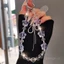Ngôi Sao Điện Thoại Di Động Dây Chuyền Đính Hạt Nữ Dây Cổ Tay ins Siêu Đẹp Pha Lê Trong Suốt Mặt Dây Chuyền Nơ Trang Sức