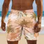 Quần short đi biển dáng rộng họa tiết cây cọ nhiệt đới in 3D dành cho nam mùa hè Hawaii Surf