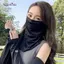 Mặt nạ lụa băng mềm AqToCna Mùa hè chống nắng UV Khăn thoáng khí Unisex cho thể thao Du lịch ngoài trời AqToCna