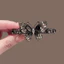 MAUROPOLI Phong Cách Hàn Quốc Pha Lê Kim Cương Giả Bướm Mùa Xuân Kẹp Nữ Cao Cấp Cảm Giác Nửa Tie Kẹp Tóc Top Kẹp Phẳng Kẹp Tóc Mũ Đội Đầu