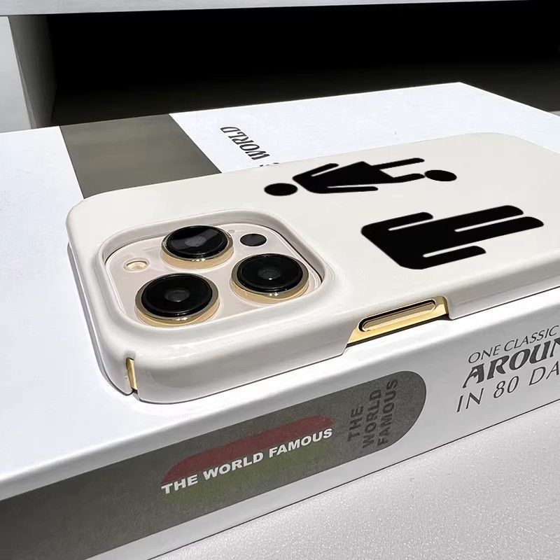Ốp Điện Thoại YIJS Phim Thích Hợp Cho IPhone 11 12 PRO 17 AIR 13 14 15 ProMax 16 E XR XSMAX 7 8 PLUS Series Ốp Cứng Bóng Niche Influencer