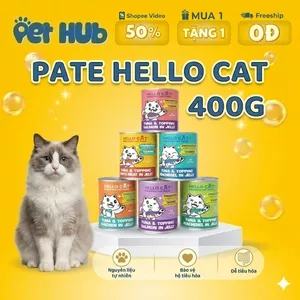 Pate Hello Cat Lon 400G Dành Cho Mèo Mọi Lứa Tuổi