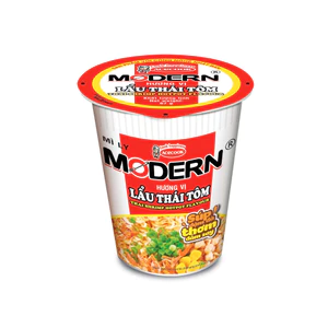 Thùng 24 Hộp Mì Ly Modern Lẩu Thái 67g Chính Hãng Date Mới Thơm Ngon-NPPGT