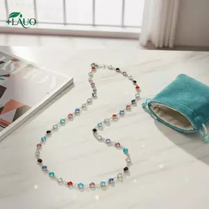 Springevenstar Kim Loại Kính Mắt Dây Xích Dây Chống Mất Kính Mát Thời Trang Dây Đeo Cho Nữ Thể Thao Ngoài Trời Sử Dụng Hàng Ngày Springevenstar