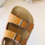 Dép sandal quai ngang bản to cho bé, chất liệu da mềm không gây đau chân, kiểu dáng hot trend, phù hợp đi chơi