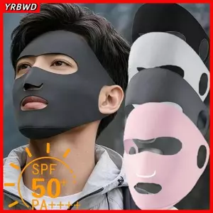 Khăn quàng cổ chống tia cực tím YRBWD, Chống nắng thoáng khí chống bụi, Tấm che nắng mát mẻ Tấm che nắng toàn mặt có thể điều chỉnh Mặt ngoài trời